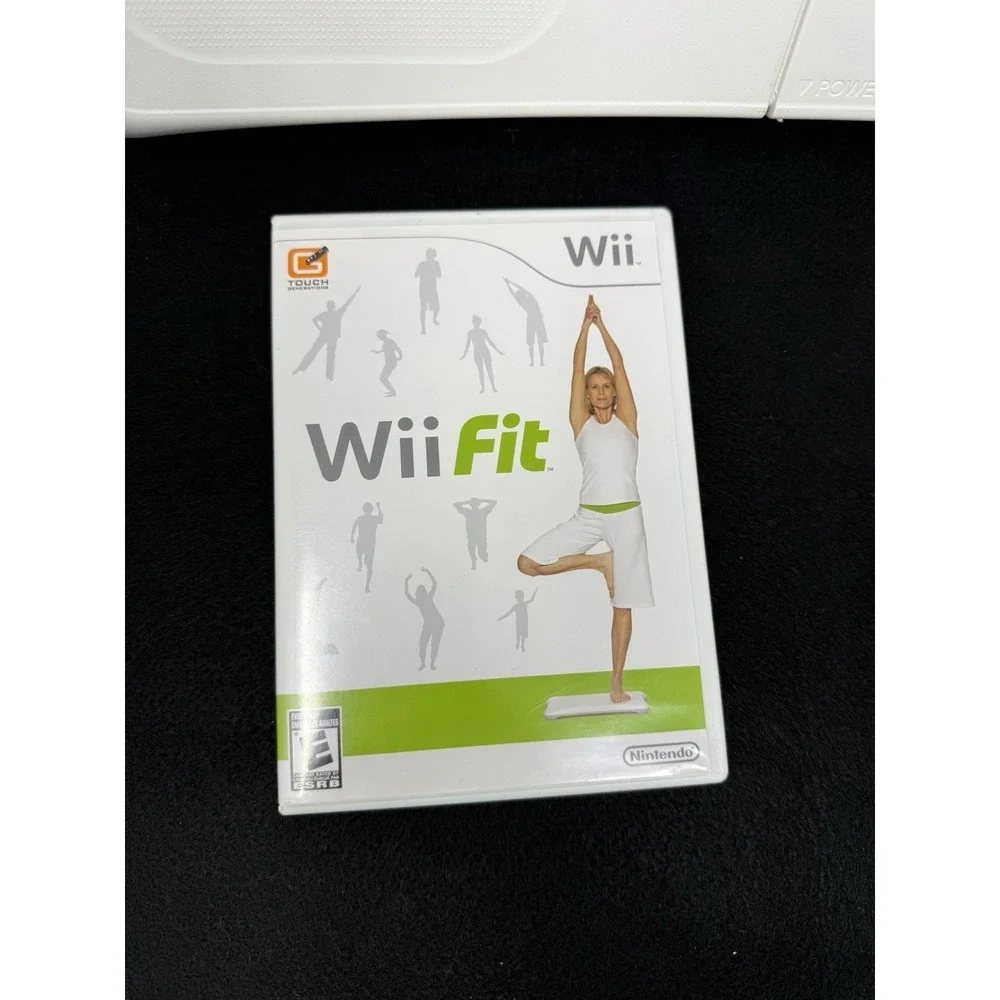 Nintendo Wii Fit Balance Board With Wii Fit Video Game